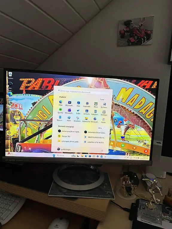 Asus Monitor 27 mit Stromkabel