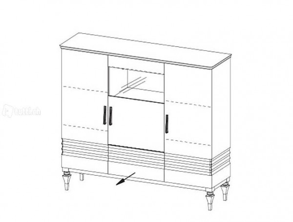  KOMMODEN VITRINEN KOMMODENSCHRANK TO-KBD
