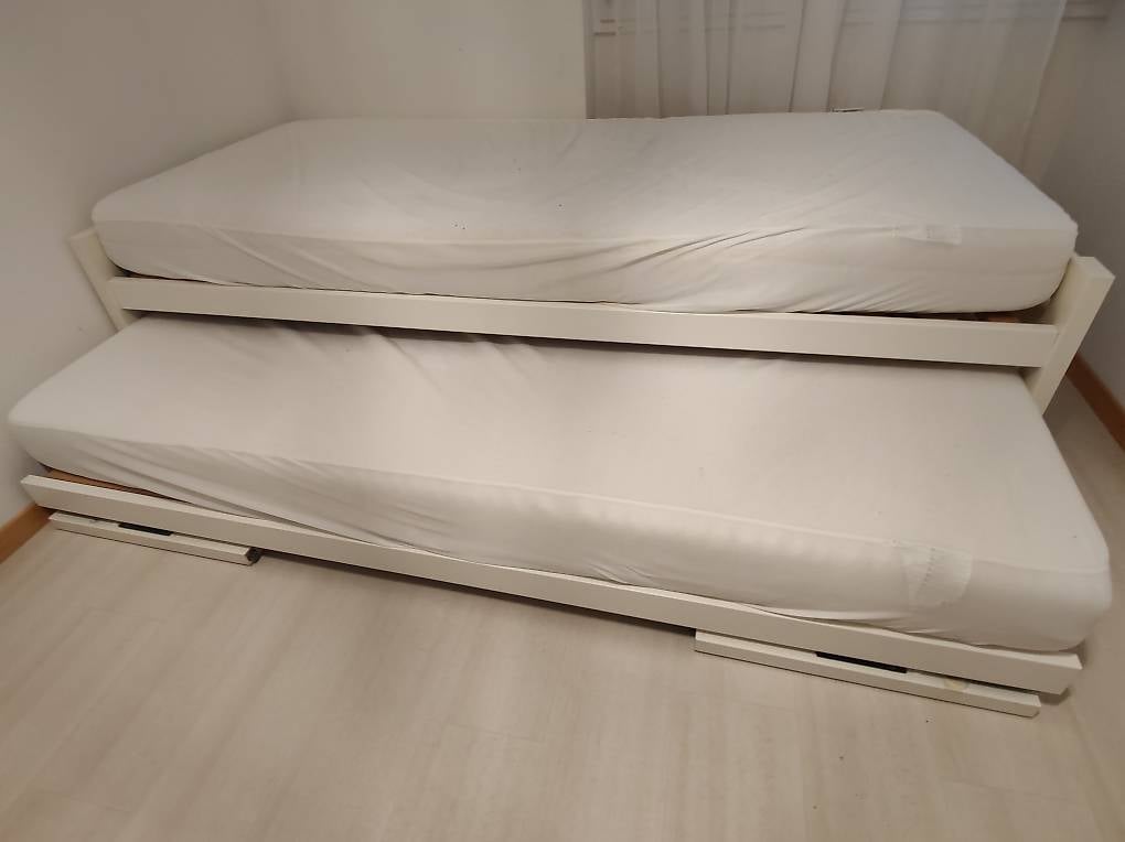 Gästebett (90x200) zu Doppelbett (180x200) umwandelbar