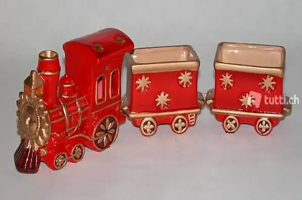 Toller Weihnachtszug mit 2 Wagons