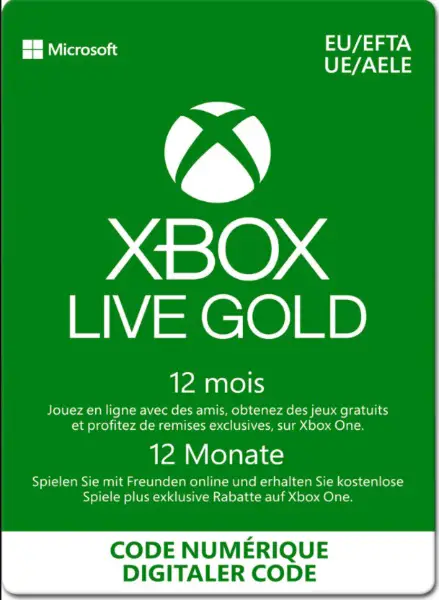 Xbox Live 12 Monate