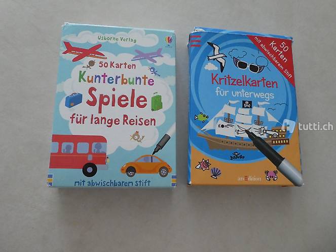 Zwei Set "Karten für unterwegs"