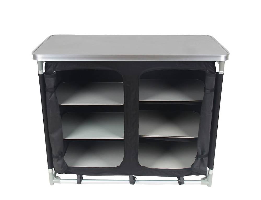 Campingküche schwarz 97 x 48 x 78 cm