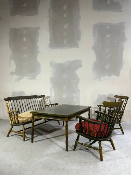 Rustikale Sitzmöbel-Loungegruppe Nesto Made in Sweden Nässjö