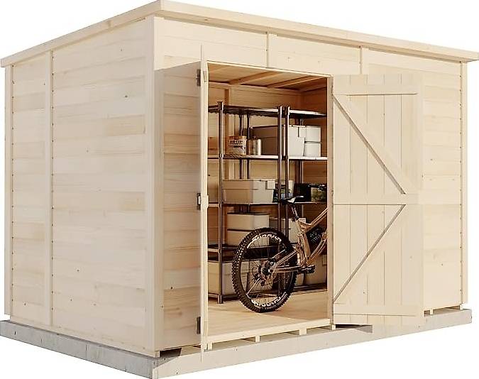 Gartenhaus aus Fichte, 306x186x202 cm, 5,69 m²