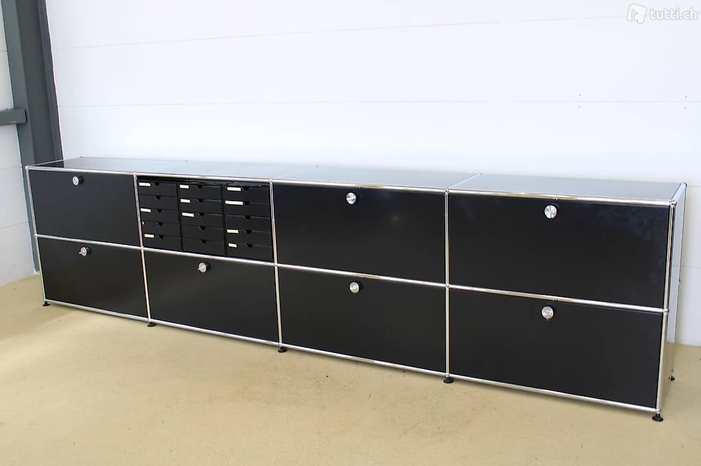  Swiss Design Furniture: USM Sidebaord in schwarz