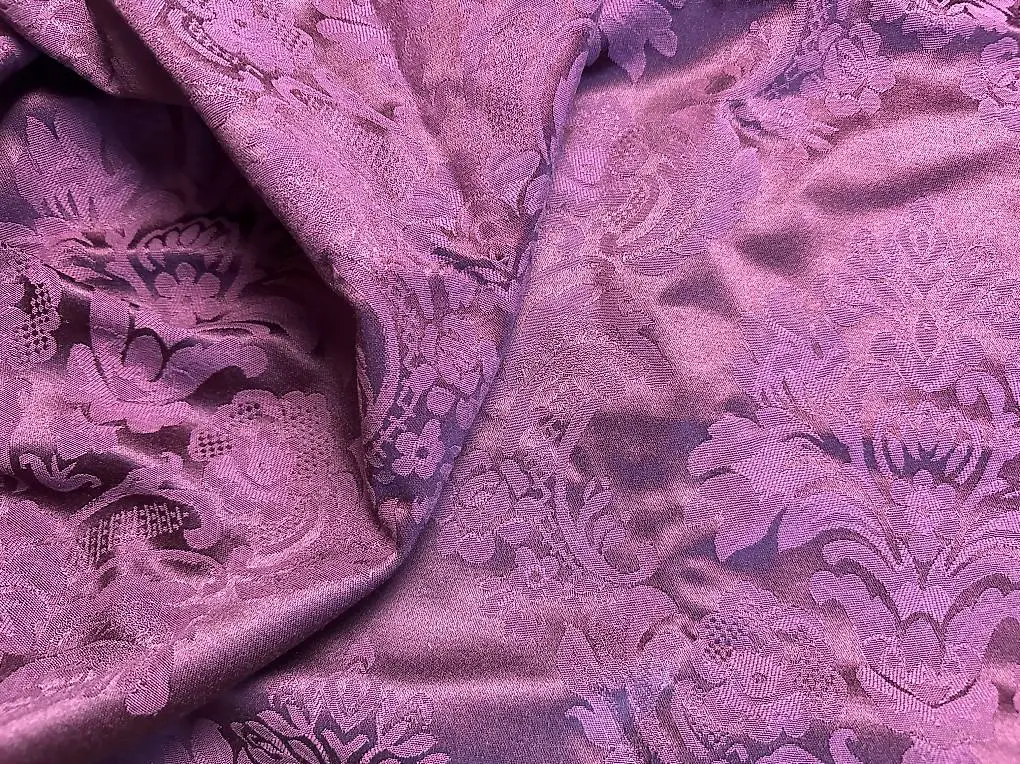 Bordeaux Jacquardstoff - Reste-Stücke