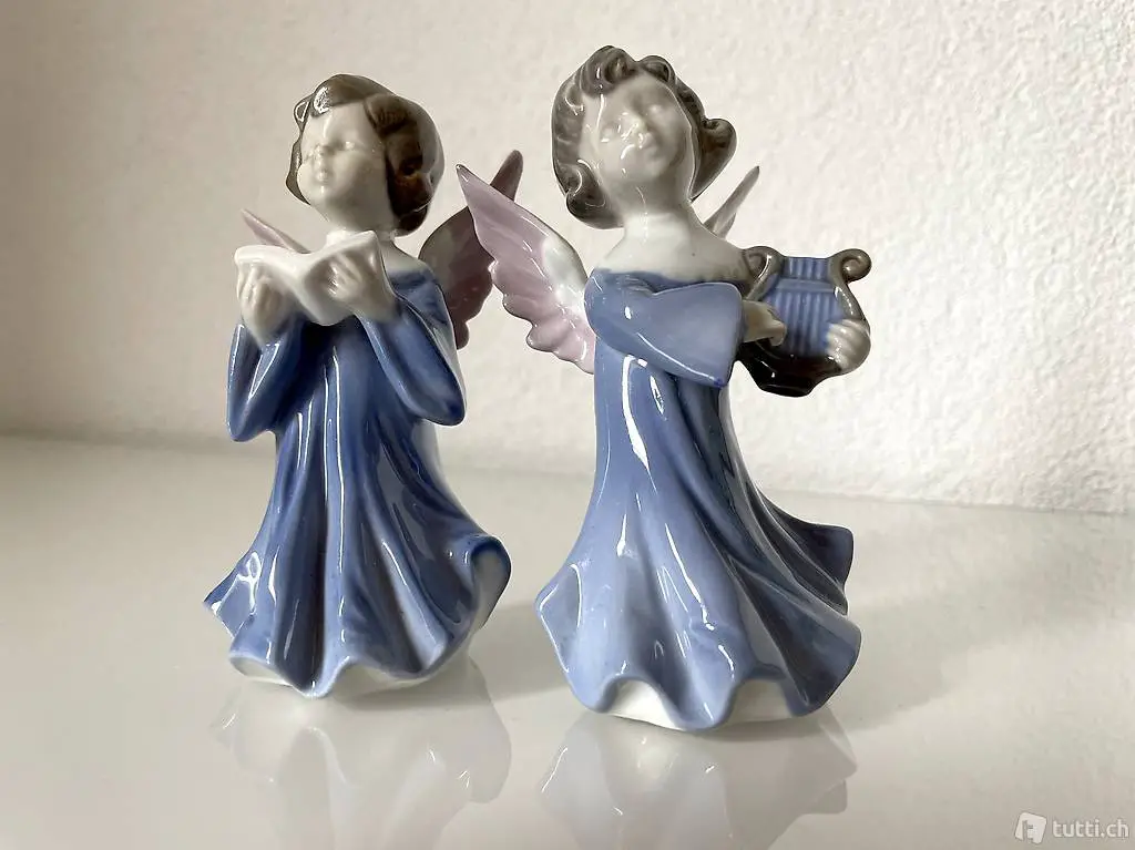 Hübsches Engel Pärchen aus Porzellan