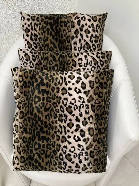 Kissen Tigerli-Kissen beige/braun 45 x 42 cm.