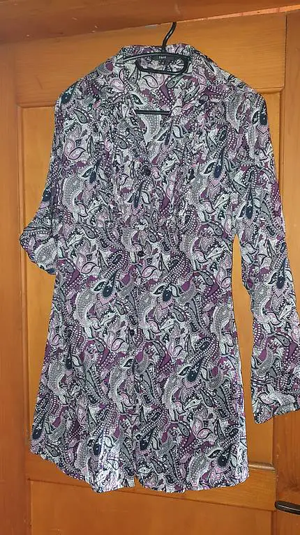 Blusenkleid gemustert Gr.38