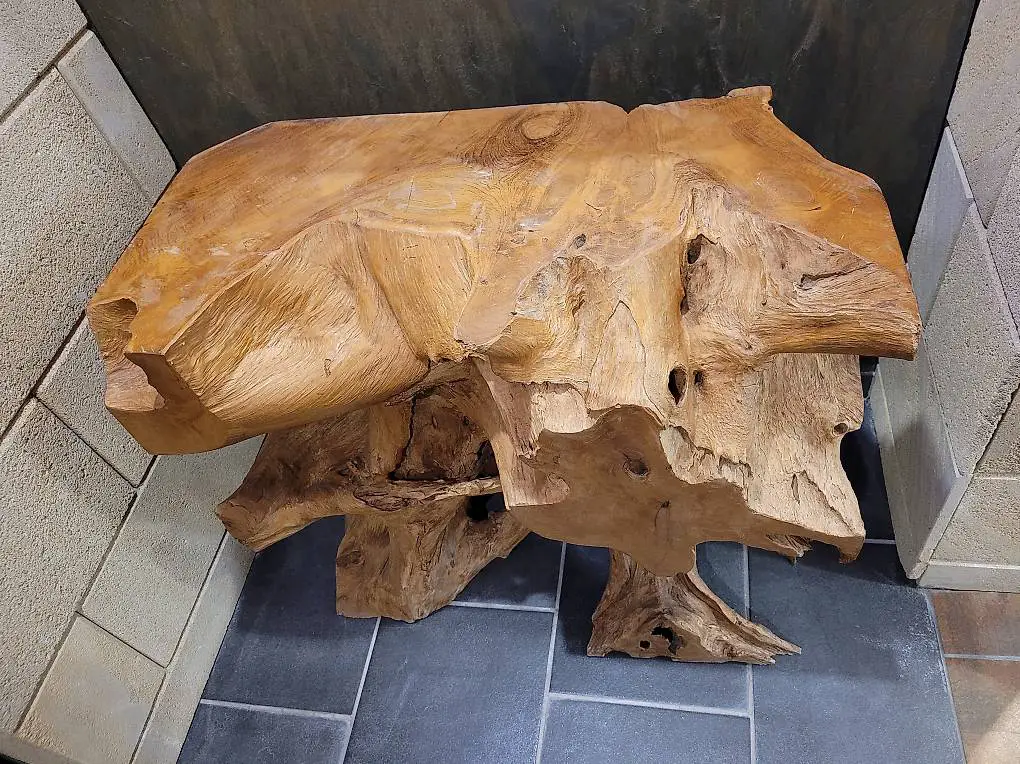 Spezielles Unikat Teakholz-Wurzel