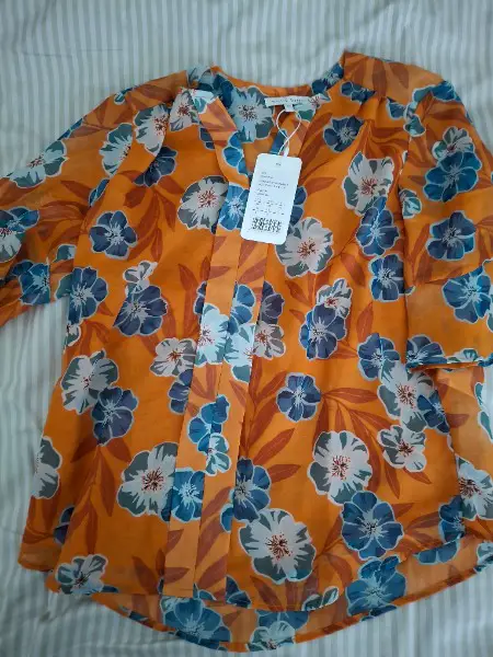 Mint berry Blusse Grösse 36