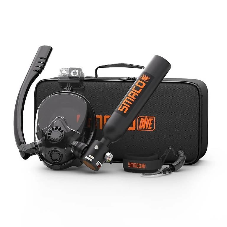 Smaco Mini Scuba Tank mit Schnorchel maske