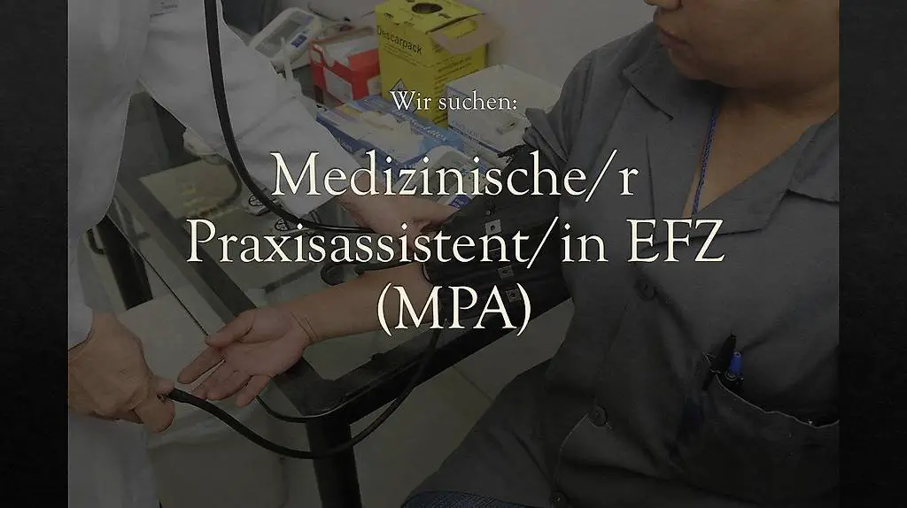 Medizinische/r Praxisassistent/in EFZ (MPA)