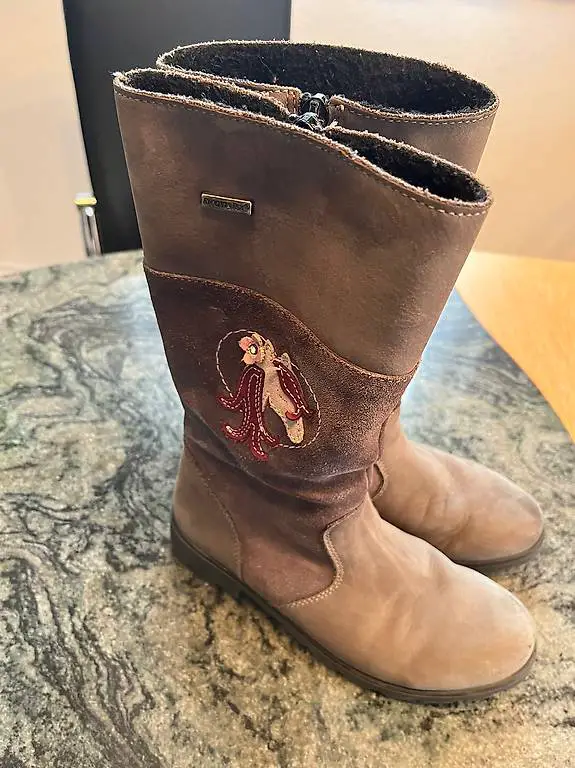 Wildlederstiefel Gr. 34