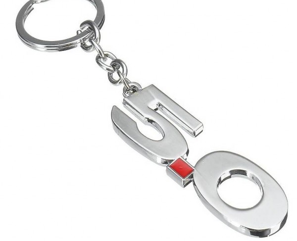  Schlüsselanhänger Mustang 5.0 Chrom KCM5C