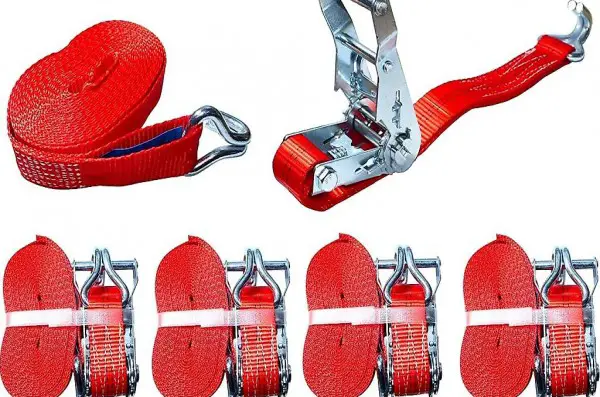  4 x 1000 / 2000kg 6m 2t Profi Spanngurt