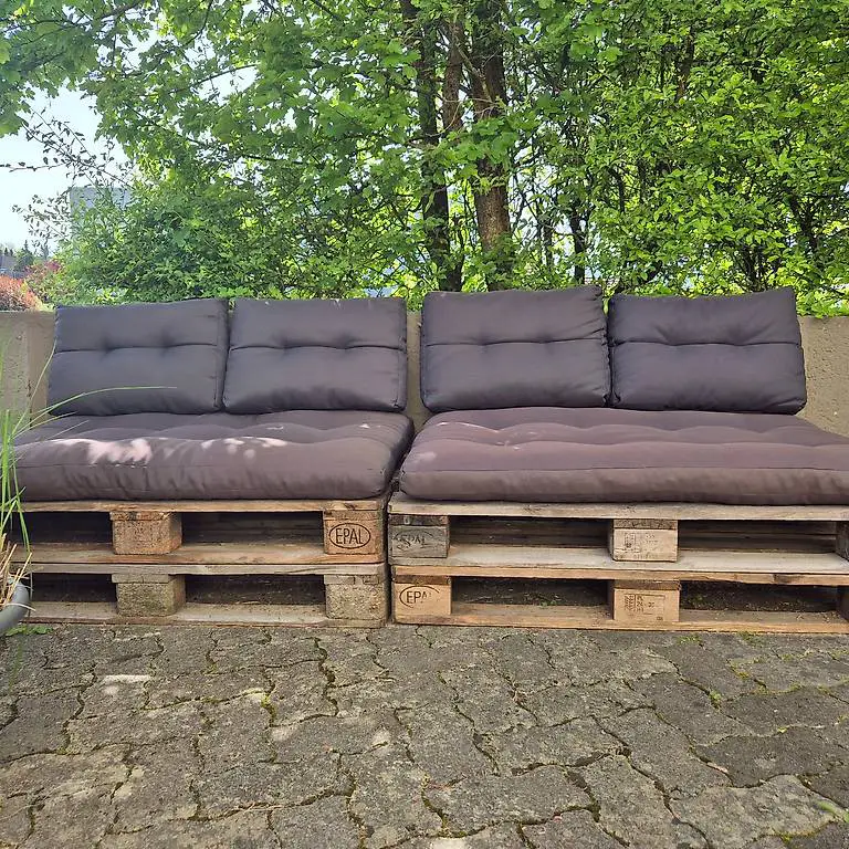 Palettenkissen inkl. Rückenkissen