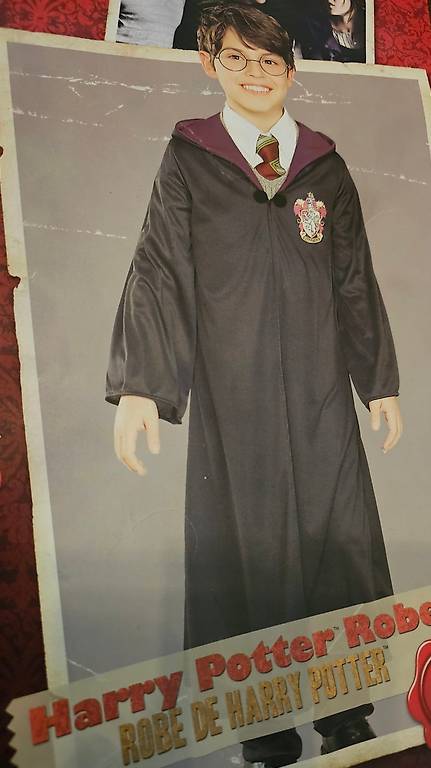 Harry Potter Kleid -Robe - Brille Fasnacht - Spielen