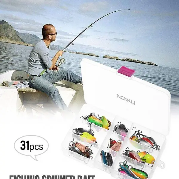  Lixada Neue 30 PCS Angeln Locken Set