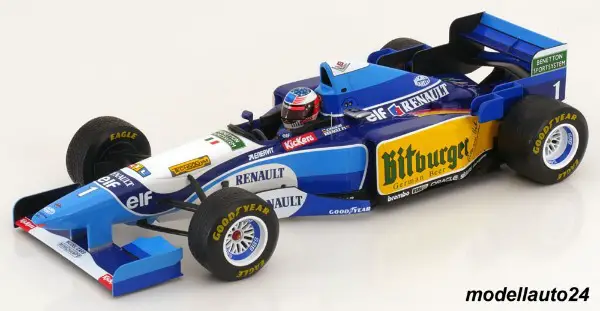 Benetton B195 F1 Winner GP Japan 1995 Schumacher/ MC 1:18