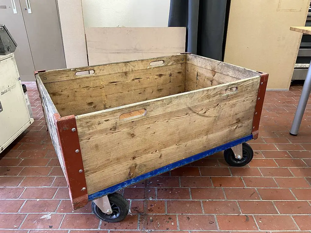 Transportwagen Paletten-Grösse, inkl. Palettenrahmen