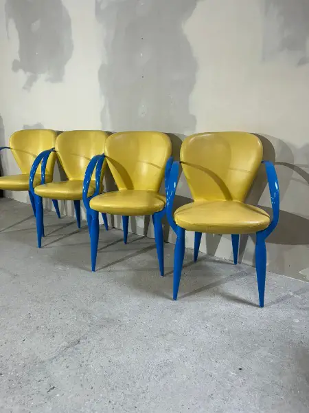 4er Set Vintage Stühle von DRAENERT Model Paso doble