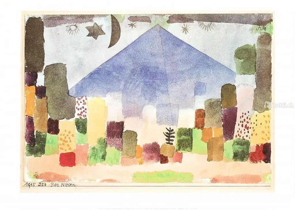  Stampa d"arte - Paul Klee - Der Niesen