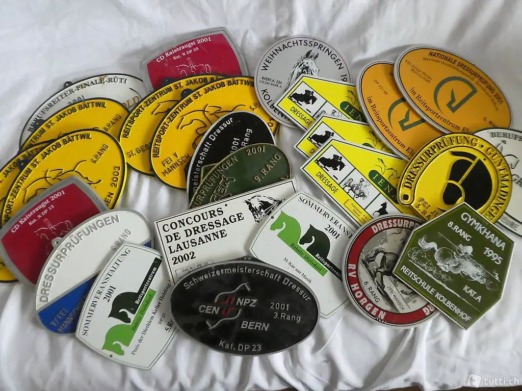 Diverse Reitsport Plaketten