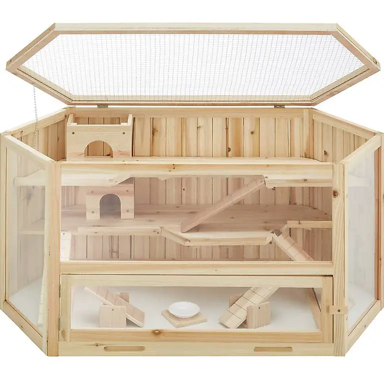 Hamsterkäfig aus Holz 115x60x58cm