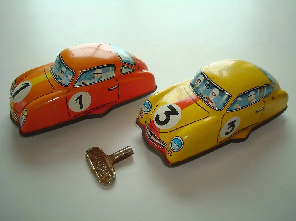 2x Blechauto zu Technofix 302 Grand Prix