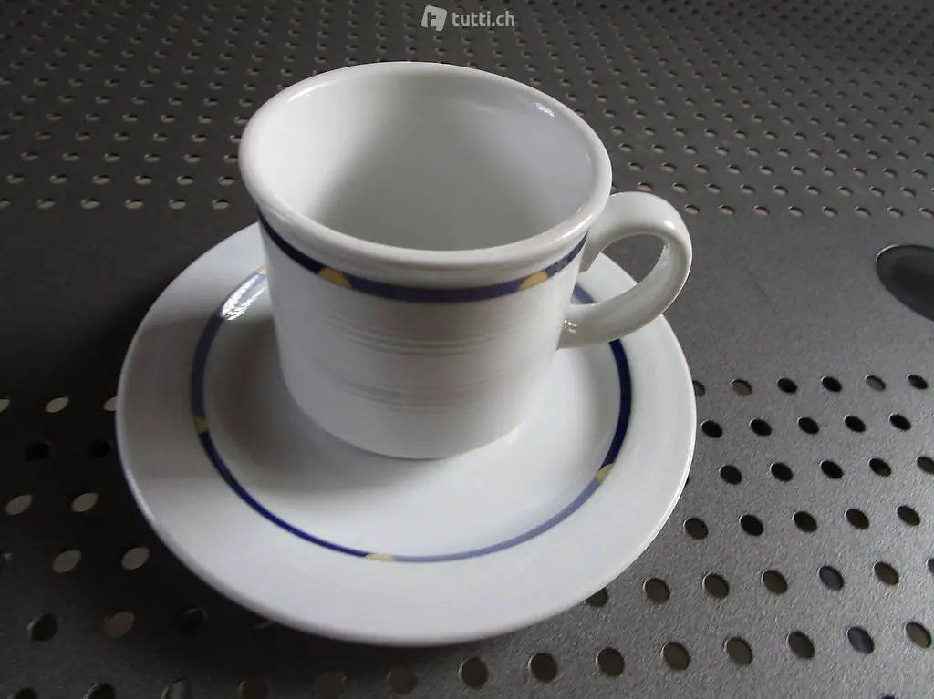 kaffe tassen mit unter--teller sehr schön