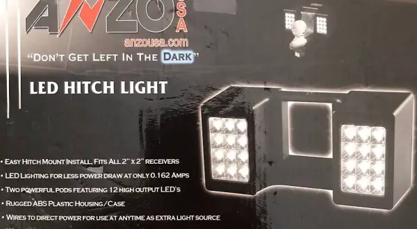 Chevrolet Dodge Ford LED Hitch Light, 168 lumens