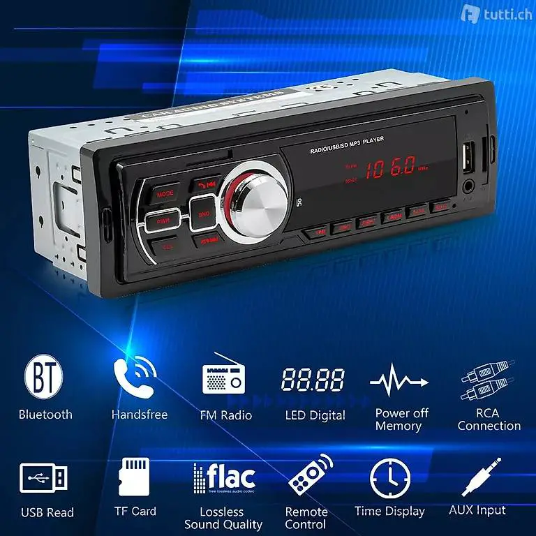 Autoradio Vintage nuova, incluso montaggio