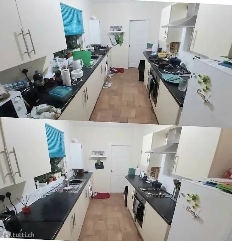 Haushalt und Endereinigung