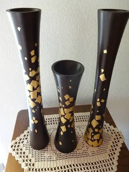 Exclusive Vasen aus Holz