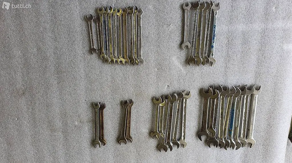 Doppelgabelschlüssel in Grössen 6-13mm