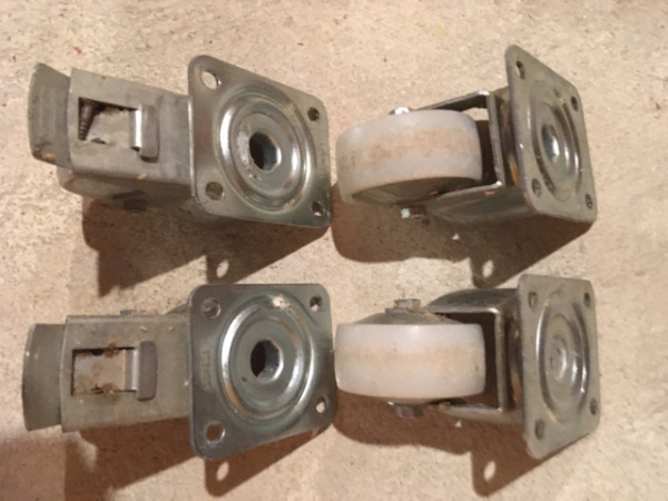 Rollen, Lenkrollen, H=10.5 cm, gebraucht