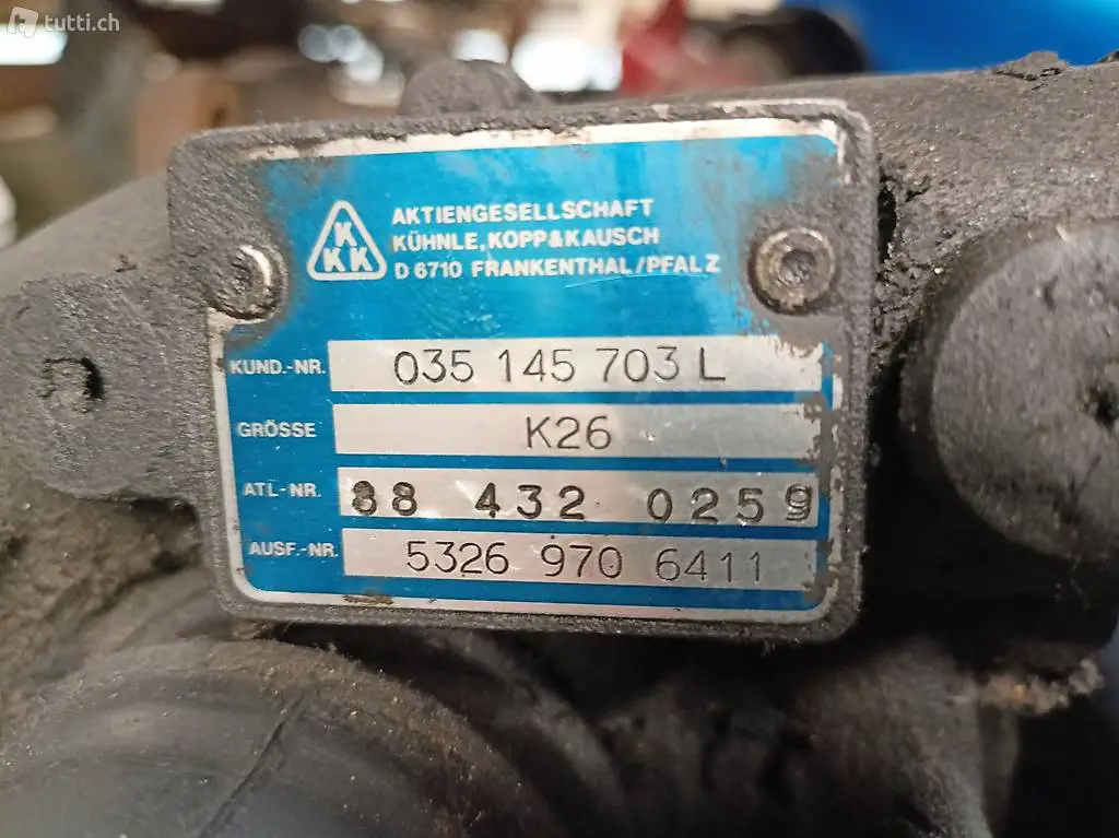 Turbo KKK K26 Audi 200