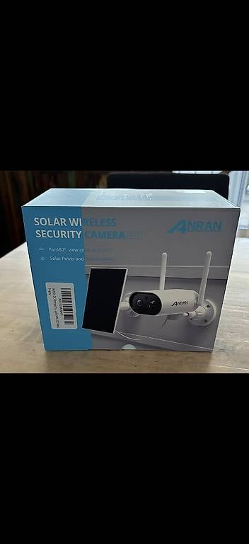 Überwachungskamera mit Solar-Panel (Akku) 180 Gradwinkel