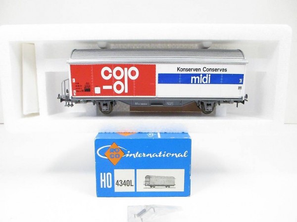 ROCO H0 4340L SBB Schiebewandwagen COOP Konserven midi
