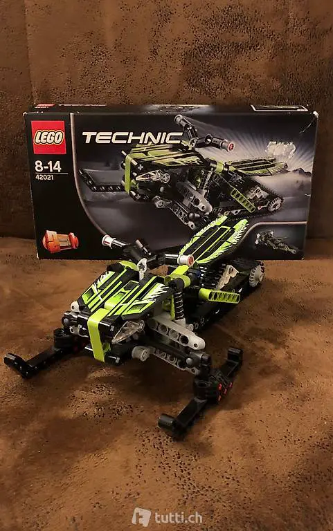 Lego Technic 42021 2 in 1 Schneemobil Wie neu