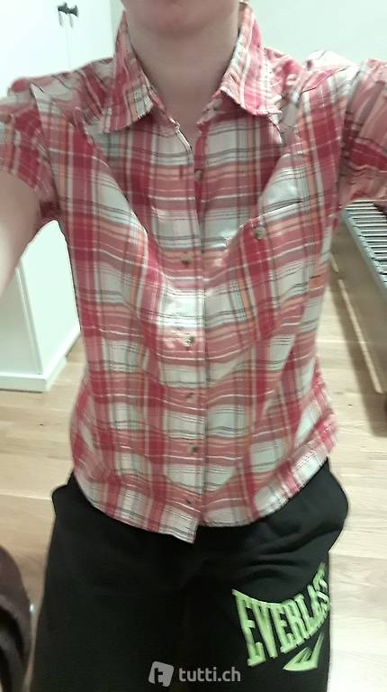 Kurzarmbluse kariert