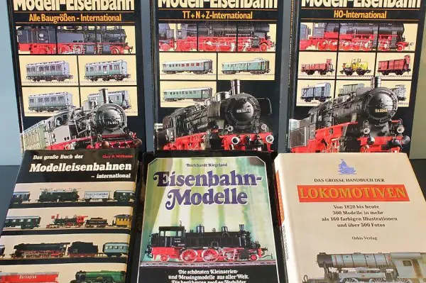 6 Modellbahnbücher
