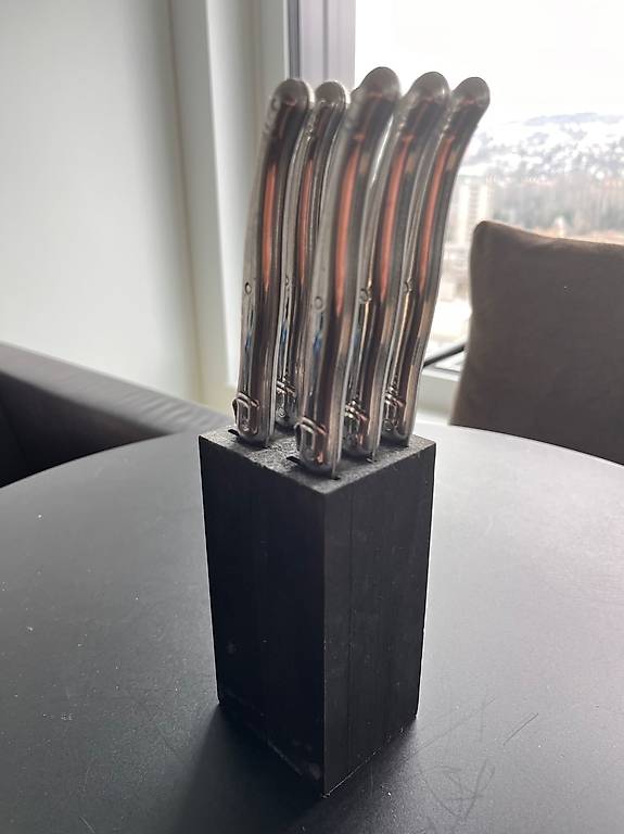 Messerblock Laguiole mit 6 Steakmesser