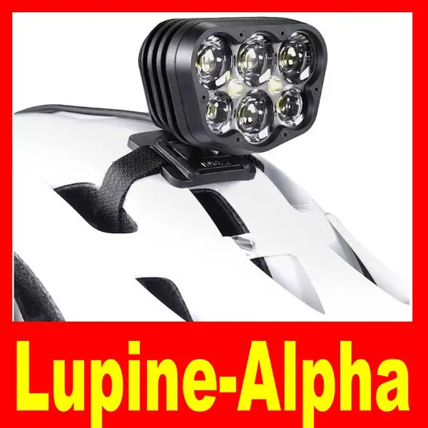 Lupine Alpha Stirmlampe hellste Bike-Lampe der Welt