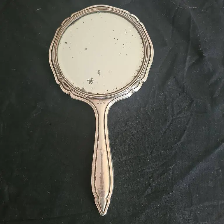 Spiegel antik, 800er Silber