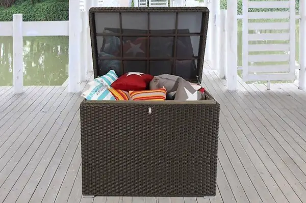 Boîte de rangement à coussins