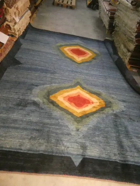 Gabbeh Design-Teppich handgeknüpft: neu, perfekter Zustand