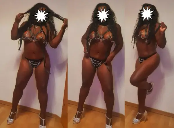 Sexy Black Lady Lieb Aber Versaut im Bett